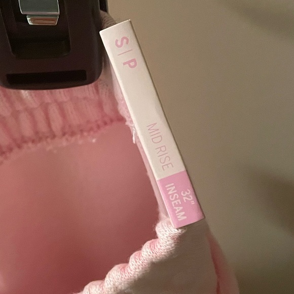 Victoria’s Secret Pink x LoveShackFancy Wide-Leg Sweatpants Pink Lollipop S Reg - Picture 7 of 7